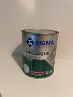 Nieuw 750 ml Sigma hoogglans monumentenwit hout exterieur, Nieuw, Ophalen of Verzenden, Verf, Minder dan 5 liter