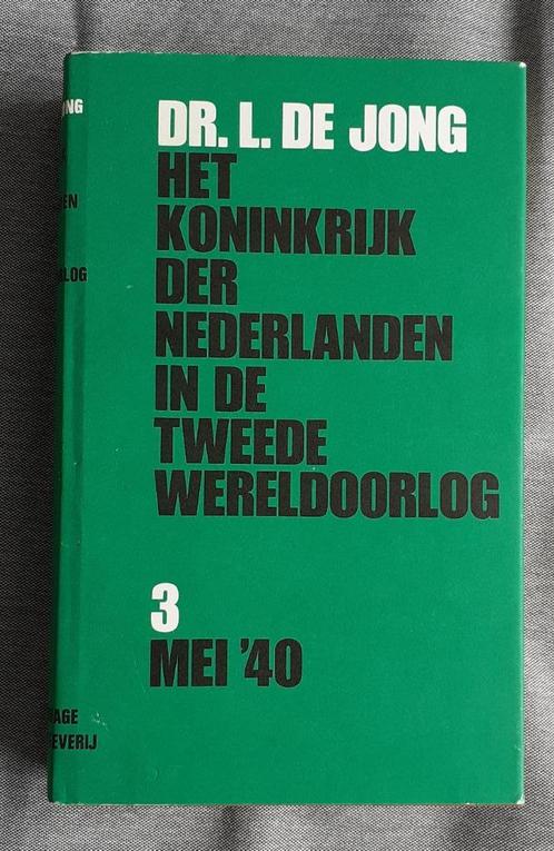 L.de Jong- 3 - Mei '40 - Het Koninkrijk der Nederlanden in d, Boeken, Geschiedenis | Vaderland, Zo goed als nieuw, 20e eeuw of later