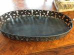 Dienblad zwart metaal, Nvr, Ophalen of Verzenden, Nvt, Metaal