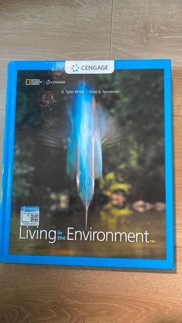 Living in the enviroment G. Tyler Miller beschikbaar voor biedingen