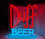 LED lamp neon stijl Duff Beer (24.5x22cm), Ophalen of Verzenden, Nieuw, Lichtbak of (neon) lamp