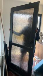 Hardhouten Meranti Voordeur, Ophalen, Gebruikt, 80 tot 100 cm, Buitendeur