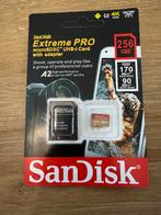 SanDisk Extreme PRO 256GB microSDXC, Audio, Tv en Foto, Fotografie | Geheugenkaarten, Nieuw, Ophalen of Verzenden, Smartphone
