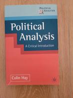 Political Analysis: A Critical Introduction, Colin Hay, Ophalen of Verzenden, Alpha, WO