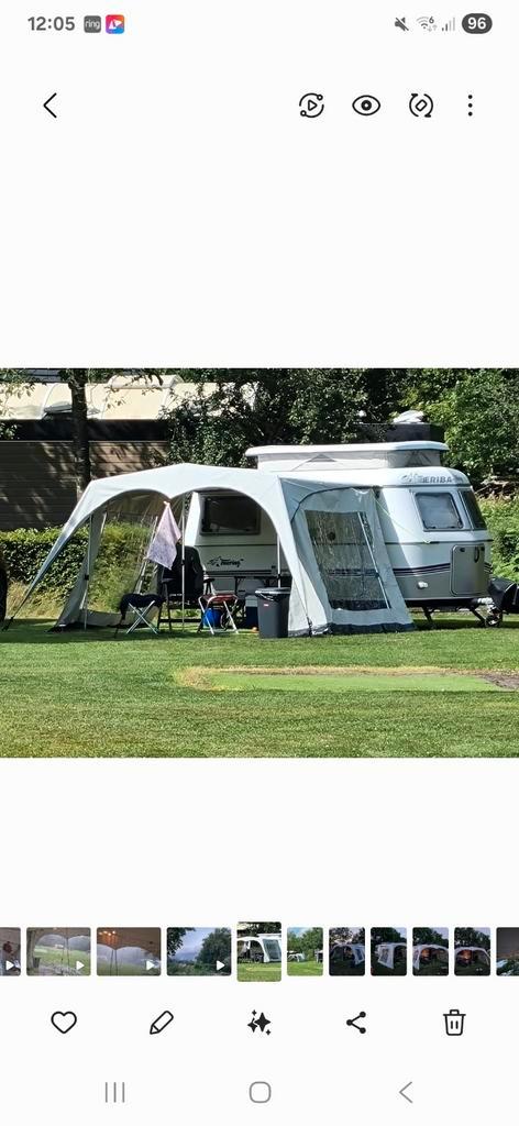 Eriba Triton Touring, bj 1998 met WC en Campooz luifel., Caravans en Kamperen, Caravans, Particulier, tot en met 2, 750 - 1000 kg