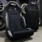 Sparco R100 Zwart Grijs Kuipstoel Sportstoel Racestoel, Ophalen of Verzenden