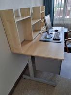 Groot bureau, Huis en Inrichting, Bureaus, Ophalen, In hoogte verstelbaar, Zo goed als nieuw, Bureau