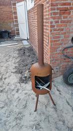 Buitenkachel staal., Tuin en Terras, Ophalen, Gebruikt