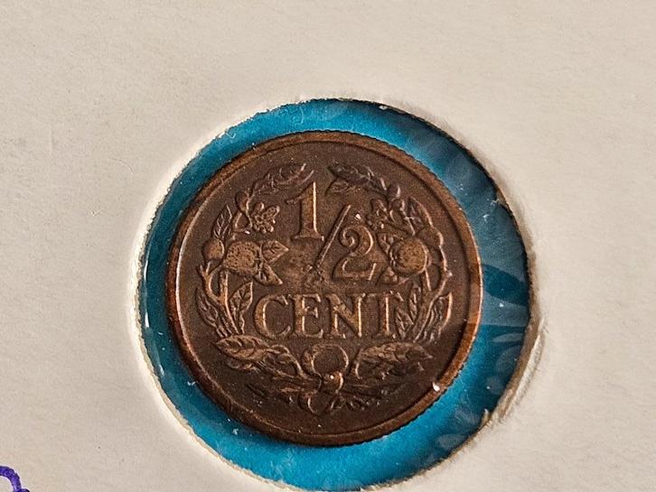 Halve cent 0,5 cent 1911, Postzegels en Munten, Munten | Nederland, Losse munt, Overige waardes, Koningin Wilhelmina, Ophalen of Verzenden
