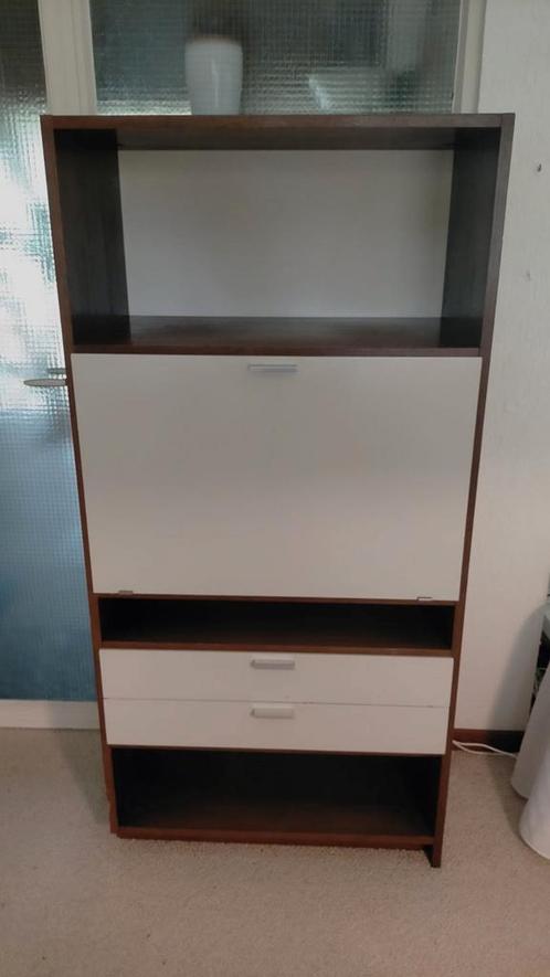 Dubbele Pastoe wandmeubel 1970 Cees Braakman, Huis en Inrichting, Kasten | Wandmeubels, Zo goed als nieuw, 25 tot 50 cm, Ophalen
