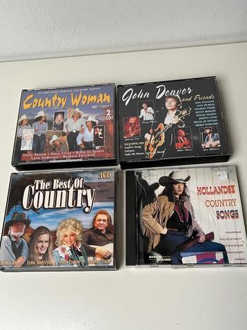 8 country cd's voor een tientje beschikbaar voor biedingen
