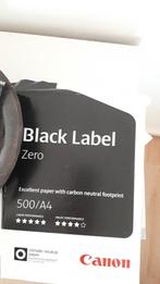 Black Label zero 500 a4 printpapier, Ophalen of Verzenden, Zo goed als nieuw