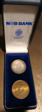 NMB Bank munten, Postzegels en Munten, Penningen en Medailles, Ophalen of Verzenden, Overige materialen, Nederland