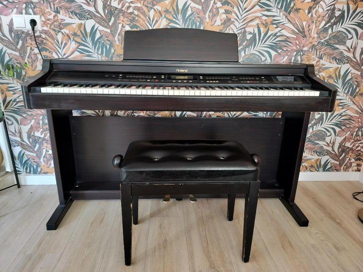 Roland elektrische piano, Muziek en Instrumenten, Piano's, Gebruikt, Piano, Zwart, Digitaal, Ophalen