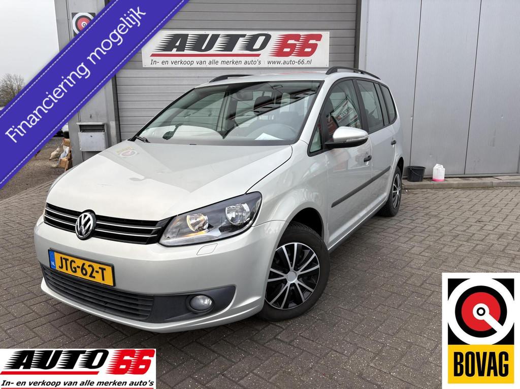 Volkswagen Touran 1.2 TSI Easyline BlueMotion, Auto's, Euro 5, Stof, Gebruikt, Zwart