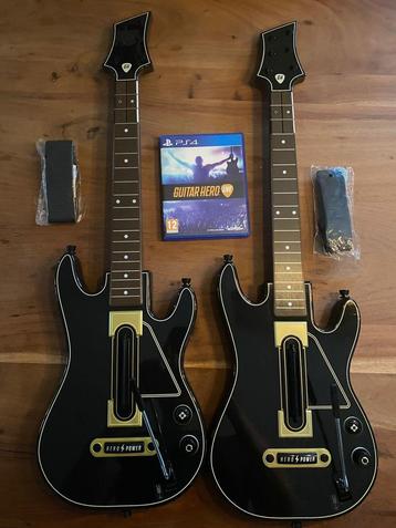 Guitar Hero Live PS4 + 2 gitaren beschikbaar voor biedingen