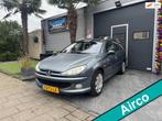 Peugeot 206 SW 1.4-16V Air-line 3 AIRCO, Auto's, Voorwielaandrijving, Zwart, 4 cilinders, Origineel Nederlands
