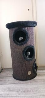 Krabpaal/ ton  zwart voor kat, Ophalen, Zo goed als nieuw, Krabton