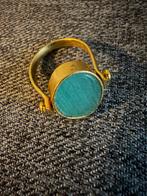 Draaiende Ring - India Handgemaakt - Nieuw, Sieraden, Tassen en Uiterlijk, Overige materialen, Verzenden, Nieuw, Met edelsteen