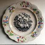 Bord majolica W. Smith & Co Queens Ware Stockton 1825 - 1855, Antiek en Kunst, Antiek | Keramiek en Aardewerk, Verzenden