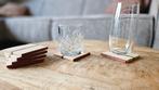 6 unieke zelfgemaakte onderzetters, Ophalen of Verzenden, Nieuw, Glas of Kopje