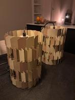 Twee Vintage Lyfa Louis Weisdorf Pop Facet design lampen, Gebruikt, Design 60s 70s, ., Ophalen of Verzenden