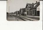 s Gravenzande Monsterscheweg Station met auto WSM Fotokaart, Verzamelen, Verzenden, 1940 tot 1960, Gelopen, Zuid-Holland