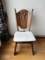 Eiken houten stoelen (6x), Huis en Inrichting, Stoelen, Ophalen, Gebruikt, Bruin, Vijf, Zes of meer stoelen