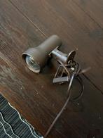 Vintage Bruine Knijplamp, Ophalen of Verzenden, Gebruikt