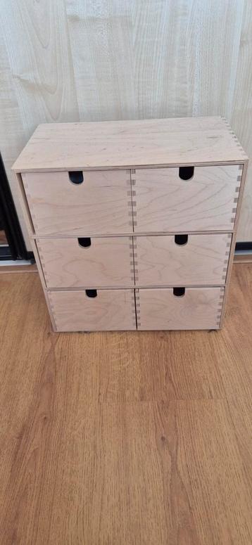 Ikea ladekasten voor op buro 