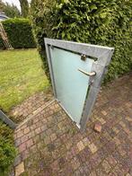 Hek poort inloophek met 2 palen gegalvaniseerd, Tuin en Terras, Ophalen, Gebruikt, Tuinhek, Overige materialen