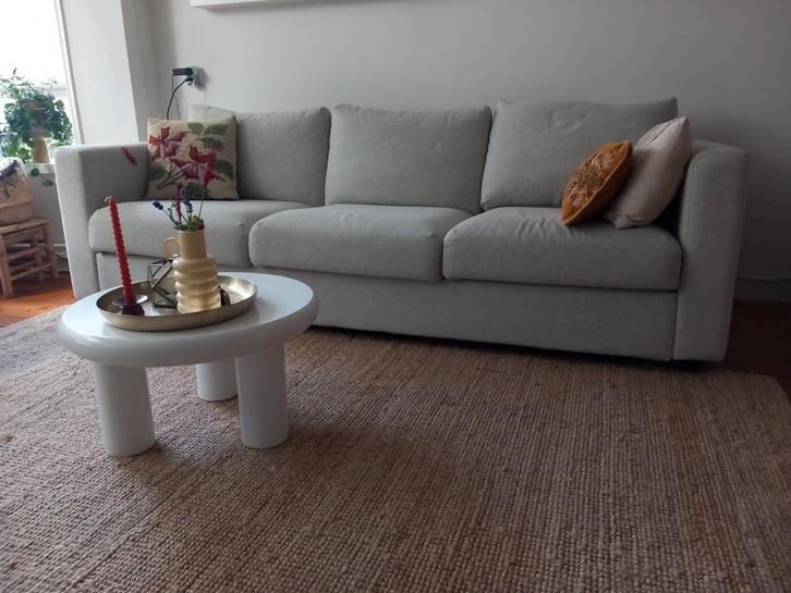 Mooie 3 zits bank met twee hoezen, Huis en Inrichting, Banken | Bankstellen, Zo goed als nieuw, 200 tot 250 cm, 75 tot 100 cm