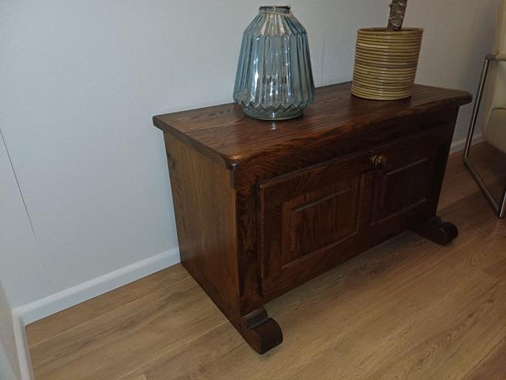 Gratis Houten Dekenkist., Huis en Inrichting, Kasten | Dressoirs, Gebruikt, 50 tot 100 cm, 50 tot 75 cm, Met deur(en), Overige houtsoorten