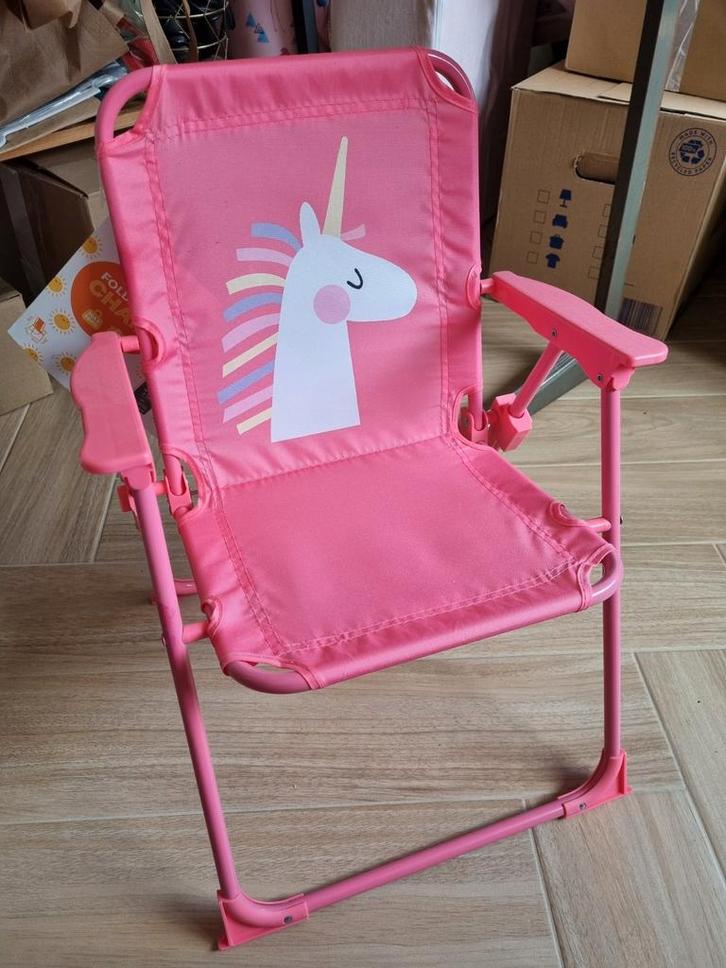 Inklapbare Kinderstoel - Eenhoorn, Kinderen en Baby's, Overige Kinderen en Baby's, Nieuw, Ophalen