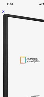 Aluminium lijst 61  x 91,5 cm, Huis en Inrichting, Gebruikt, Metaal of Aluminium, Ophalen of Verzenden, 75 cm of meer