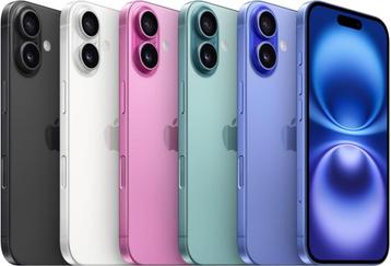 A3081,  iPhone 16, div kleuren, 128GB, nieuw in sealing beschikbaar voor biedingen