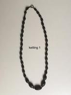 Oude gitten halsketting - verzenden mogelijk, Sieraden, Tassen en Uiterlijk, Ophalen, Overige materialen, Ketting