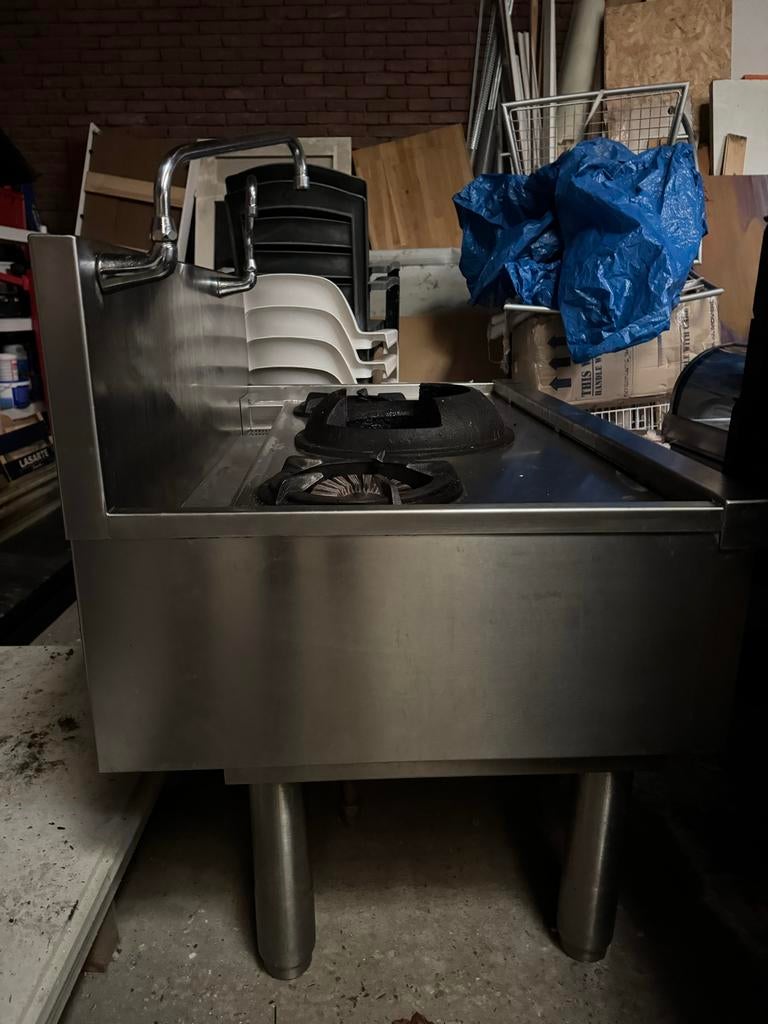 Professioneel wokfornuis, Ophalen, Gebruikt, Fornuis, Frituur en Grillen