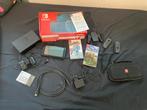 Nintendo Switch V2  (Grijs) Complete Set + 2 games, Spelcomputers en Games, Switch 2019 Upgrade, Met games, Ophalen of Verzenden