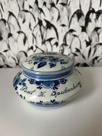 Plateelbakkerij Schoonhoven, decor Delfts, spaarpot, Antiek en Kunst, Antiek | Keramiek en Aardewerk, Ophalen of Verzenden