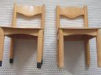2 kleuterstoelen, hout, gelakt, Ophalen, Gebruikt, Stoel(en)