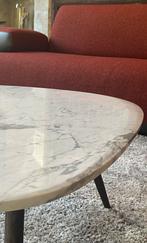 Leolux Iduna salontafel marmer 90 x 58 x 37, Huis en Inrichting, Ophalen, 100 tot 150 cm, 50 tot 100 cm, Minder dan 50 cm