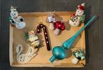Set kunststof kerstballen ornamenten kersthangers, Diversen, Kerst, Ophalen of Verzenden, Zo goed als nieuw