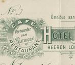 H'VEEN HOTEL HEEREN LOGEMENT JORISSEN'S 1901, Ophalen of Verzenden, Gebruikt, Overige typen
