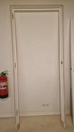 Deurkozijn 83 x 211 - hardhout, Ophalen, Zo goed als nieuw, Binnendeur, 200 tot 215 cm
