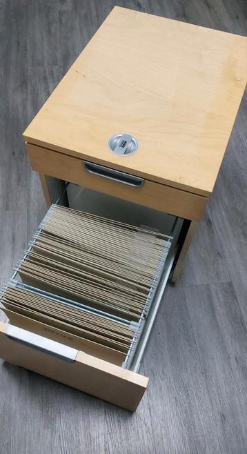 Ikea Galant Archiefkast / Ladekast met cijferslot & wielen - afbeelding 3