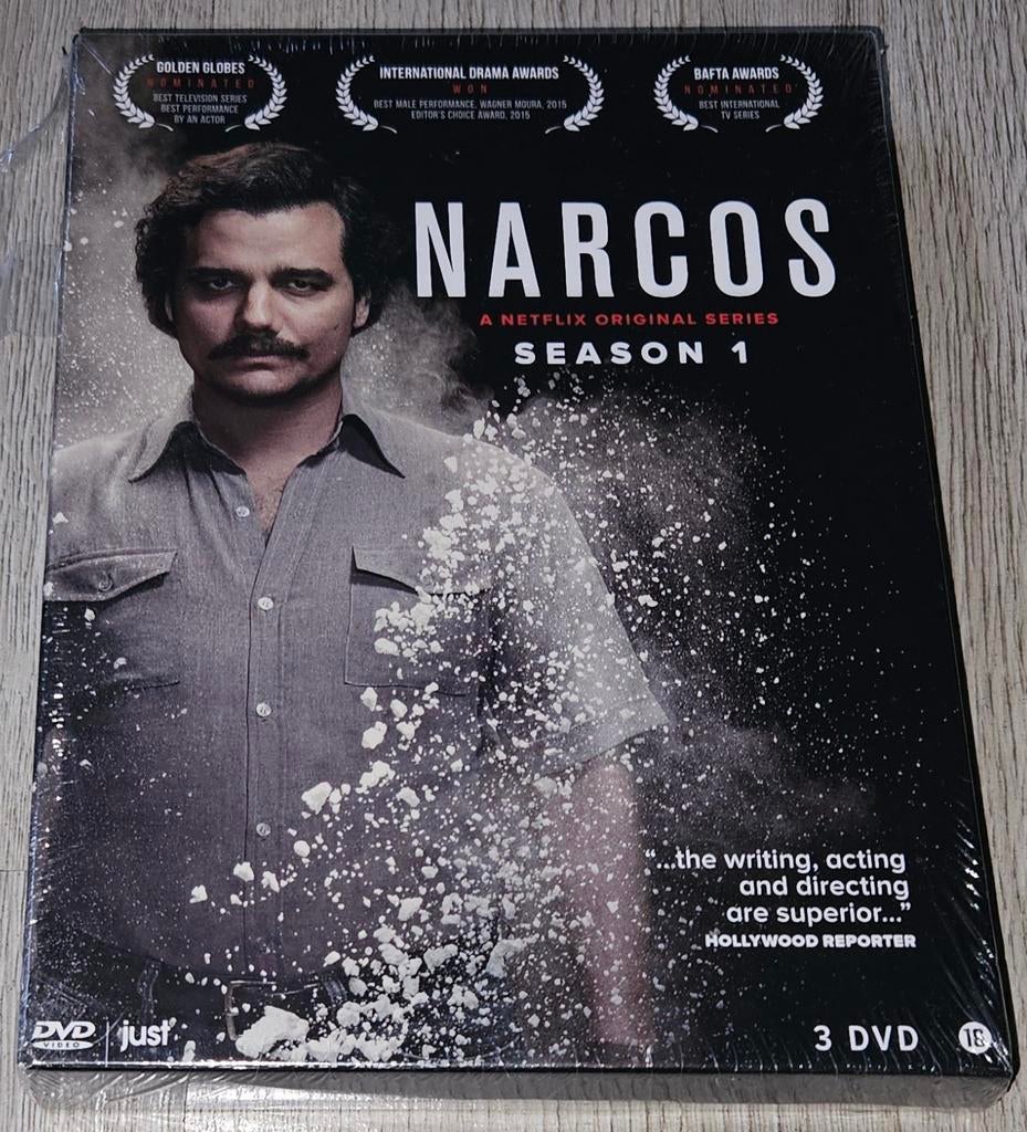 Narcos -Seizoen 1 - 3DVD Boxset - Nieuw!, Vanaf 16 jaar, Boxset, Ophalen of Verzenden, Actie en Avontuur