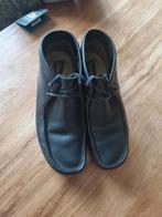 Zwarte leren Clarks - Maat 44,5 - Weinig Gedragen, Zwart, Clarks, Ophalen of Verzenden, Zo goed als nieuw