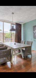 Uitschuifbare Eetkamertafel - 130 cm + 80 cm, Huis en Inrichting, Tafels | Eettafels, Ophalen, Gebruikt, 100 tot 150 cm, 50 tot 100 cm