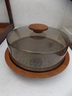 Deens design draaibare kaasplank taartschaal rotonde, Ophalen of Verzenden, Gebruikt